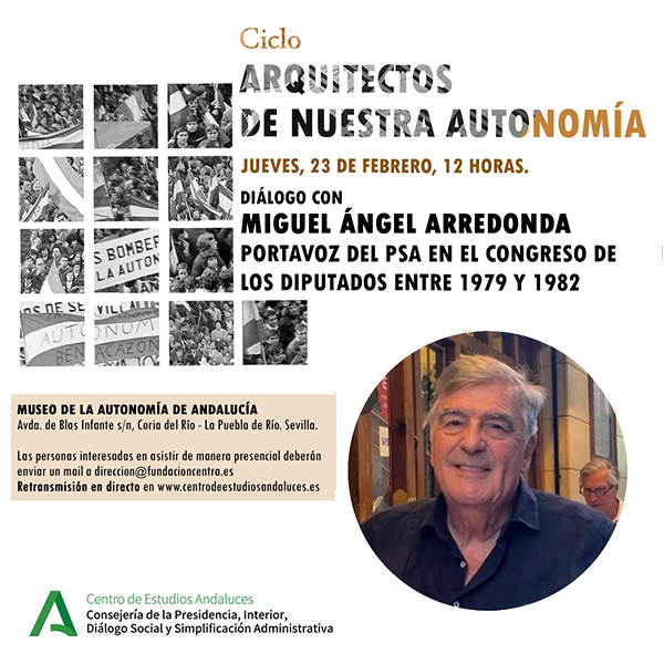 Miguel Ángel Arredonda, nuevo invitado del ciclo ‘Arquitectos de nuestra autonomía’