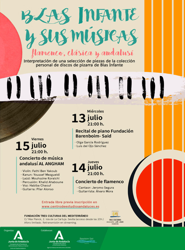 Ciclo de conciertos ‘Blas Infante y sus músicas. Flamenco, clásica y andalusí’