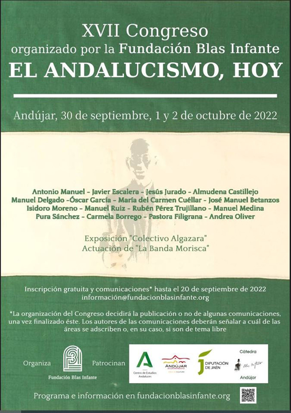 Un congreso analizará la vigencia del Andalucismo en la actualidad