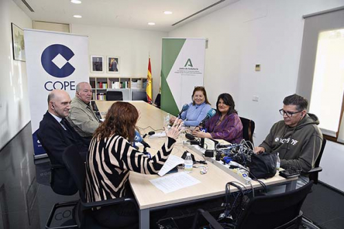 Emisión de dos programas de COPE Sevilla desde la Casa de Blas Infante