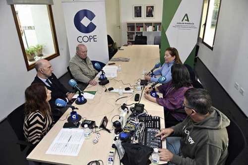 Emisión de dos programas de COPE Sevilla desde la Casa de Blas Infante